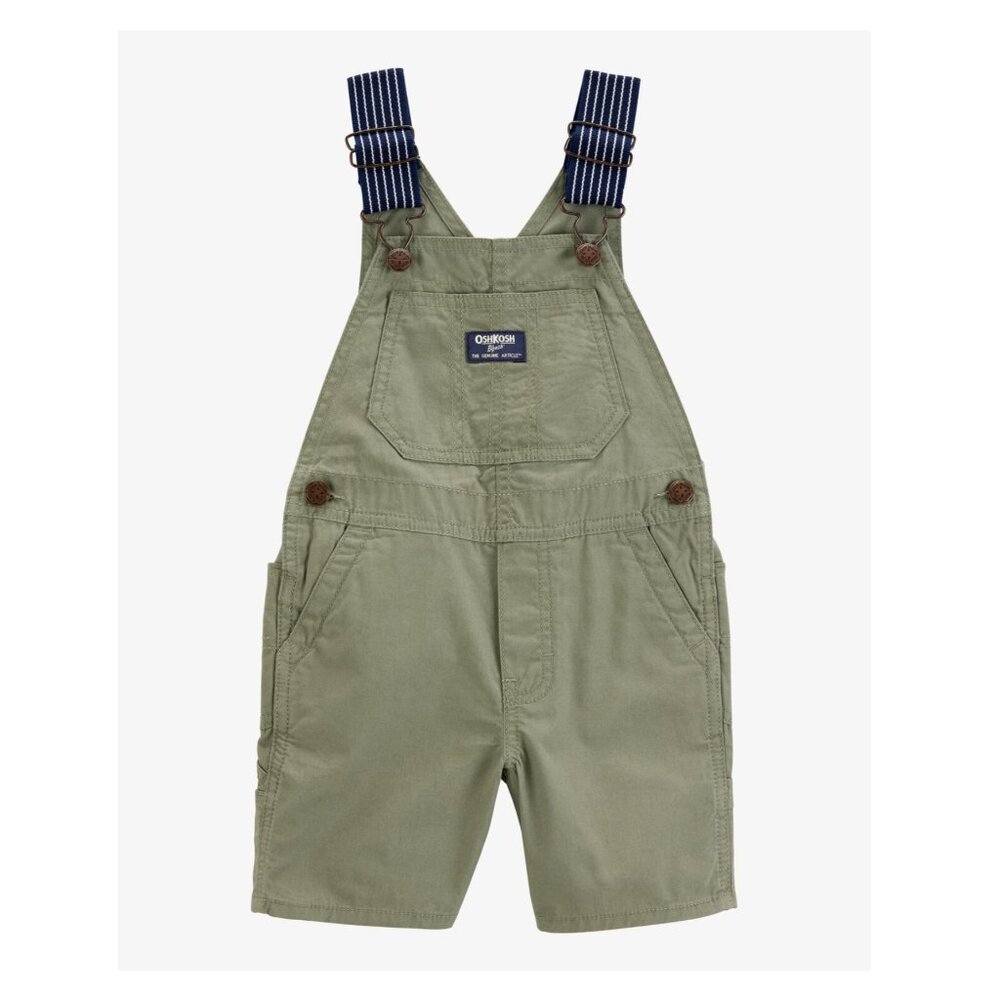 Oshkosh Baby Boy Overall Shorts in Green - Picture 11 of 11
